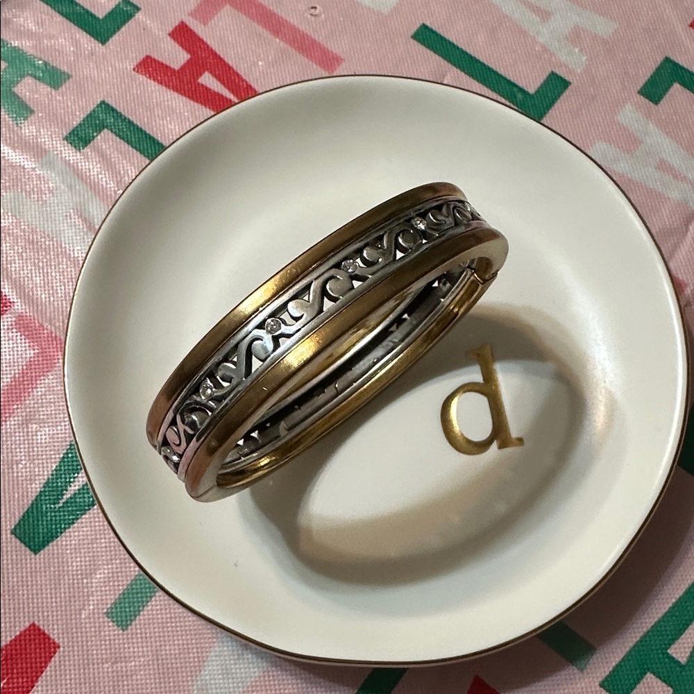 Elegant two tone bangle